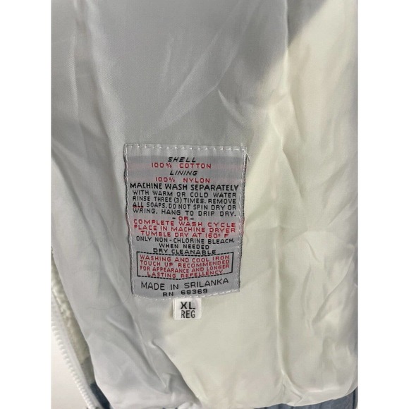 Vintage Clipper Mist Londontown USA Chambray Wind Breaker Stranger Things Sz XL - Picture 8 of 8